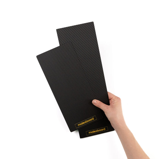 Набір карбонових планшетів malexboard S і M у руці майстра професійні планшети для фарбування волосся Airtouch мелірування balayage інструмент колориста