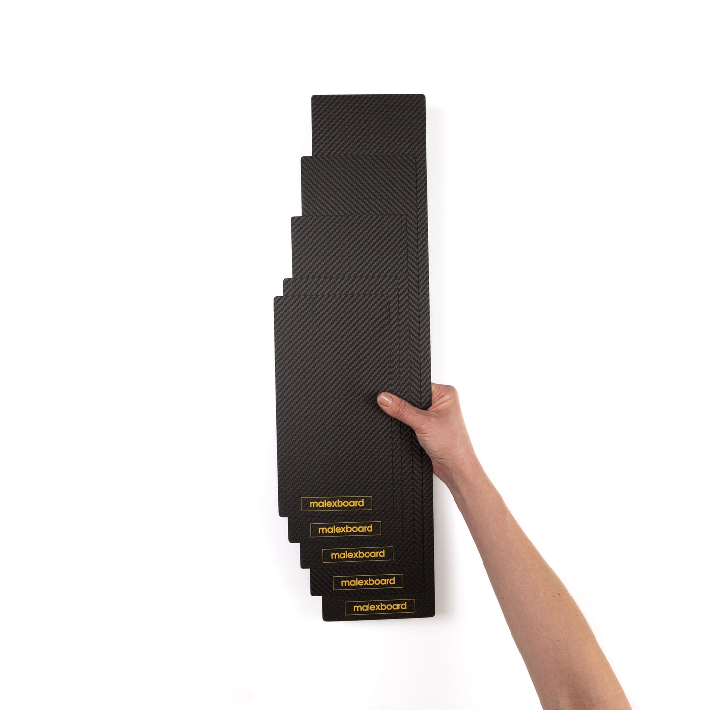 Повний набір карбонових планшетів malexboard XS S M L XL у руці майстра професійні планшети для фарбування волосся Airtouch мелірування balayage інструменти колориста