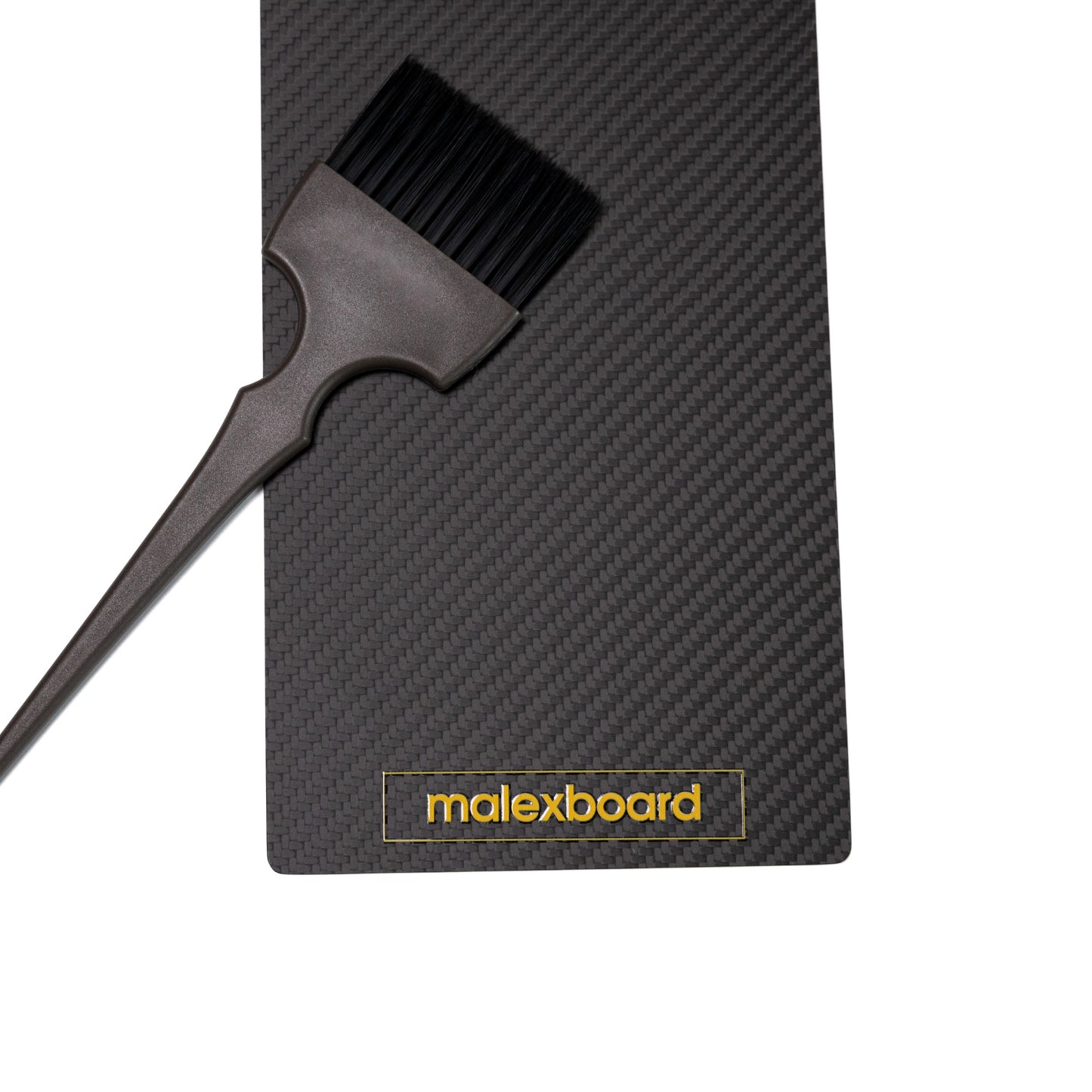 Карбоновий планшет для фарбування волосся malexboard з пензлем для фарбування